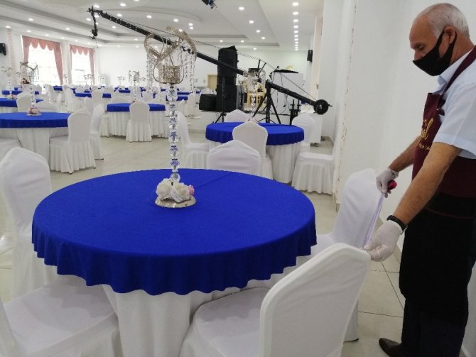Amasya’da düğün salonları 1 Temmuz’a hazırlanıyor