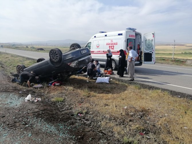 Yozgat’taki trafik kazasında aynı aileden 3 kişi yaralandı