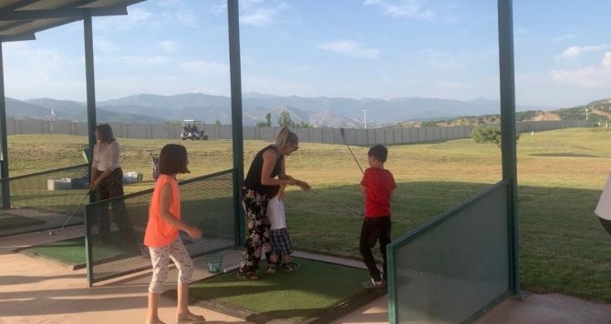 Huzur şehri Tunceli’de golf heyecanı başladı