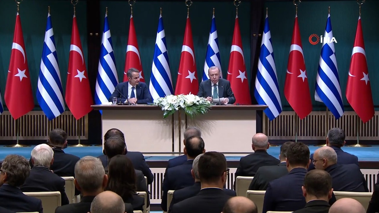 Cumhurbaşkanı Erdoğan ve Miçotakis’ten Ege ve Doğu Akdeniz mesajı